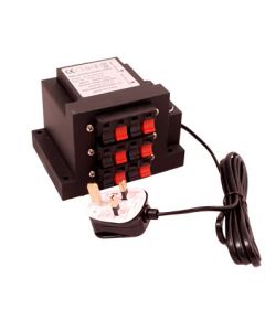条形照明变压器24V - 96va - 6out