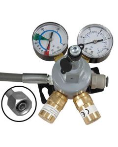 CO2主气瓶稳压器（壁挂式），带2张仪表